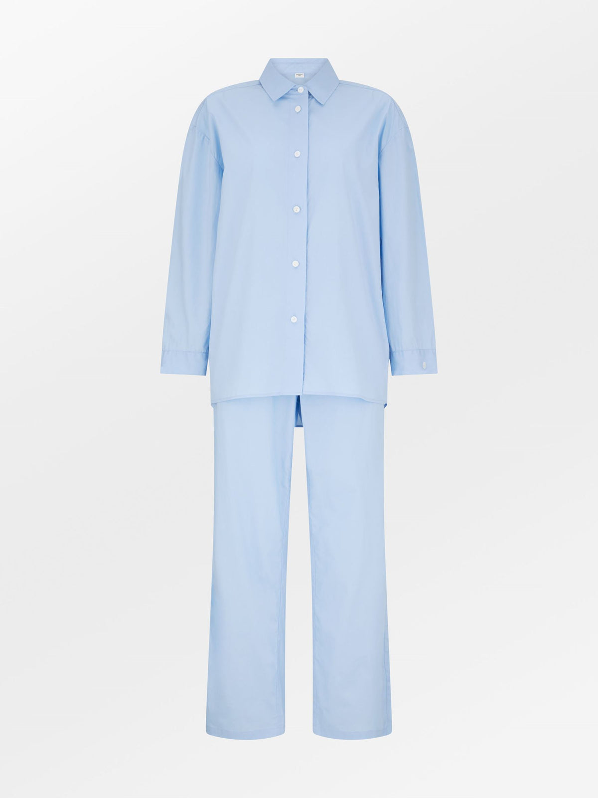 Becksöndergaard, Essential Pyjamas Set - Shirt Blue, clothing