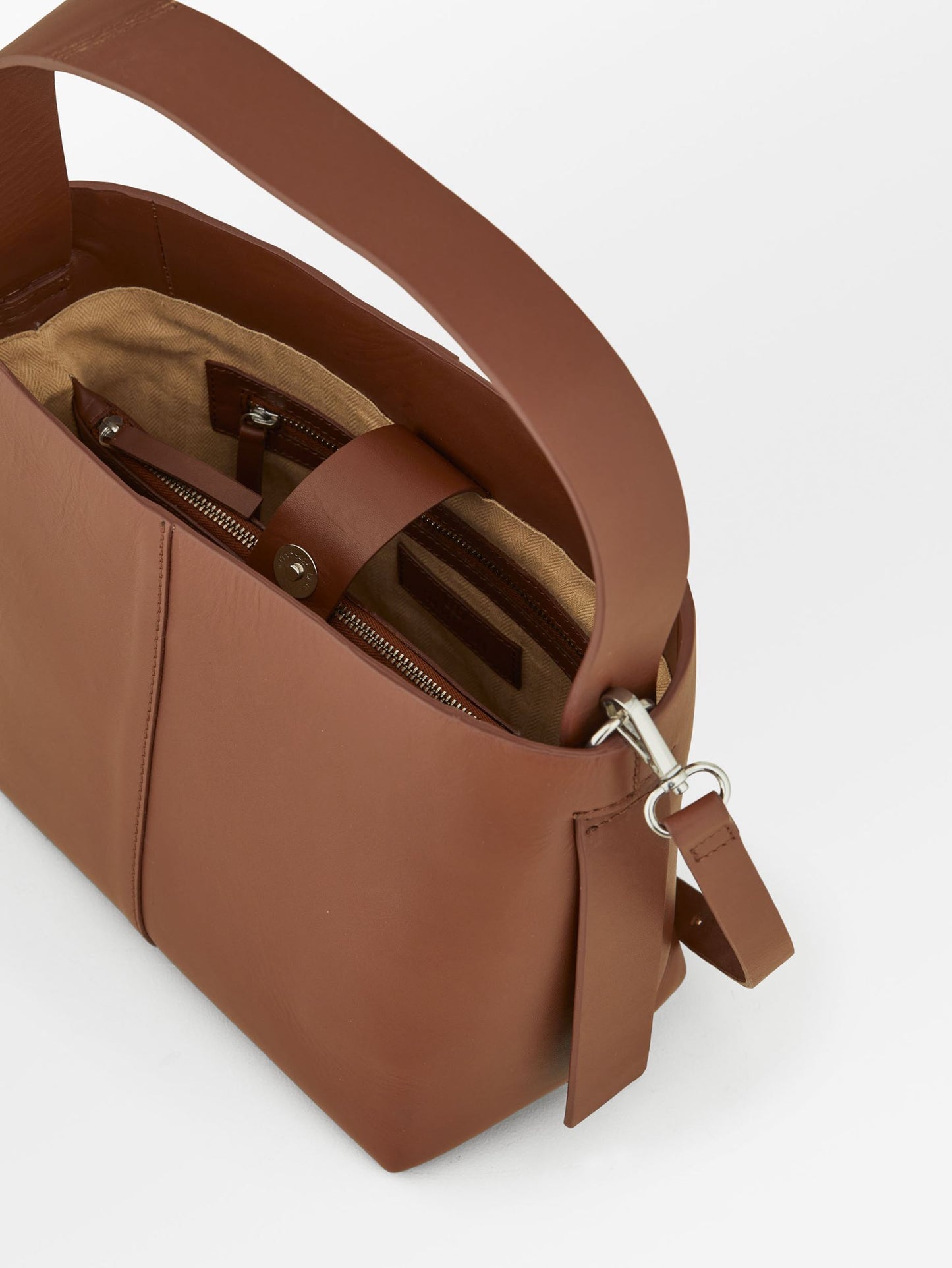 Nappa Fraya Crossbody Bag - Brown OneSize   - Becksöndergaard