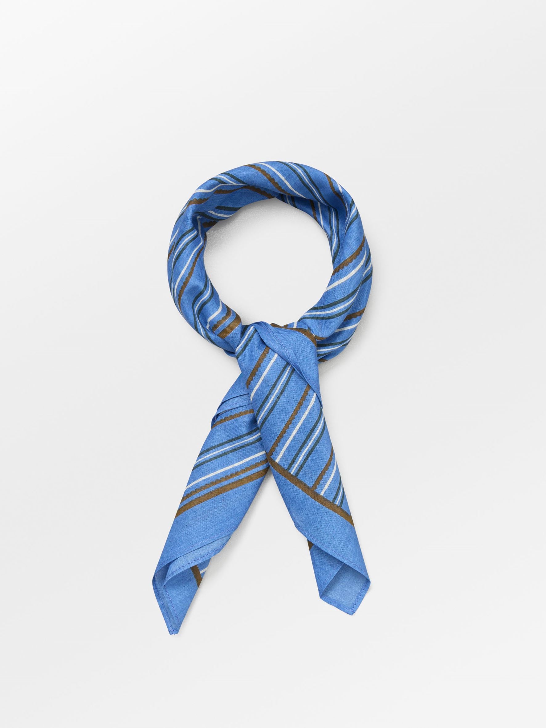 Scallopia Striped Cotta Scarf OneSize - Becksöndergaard