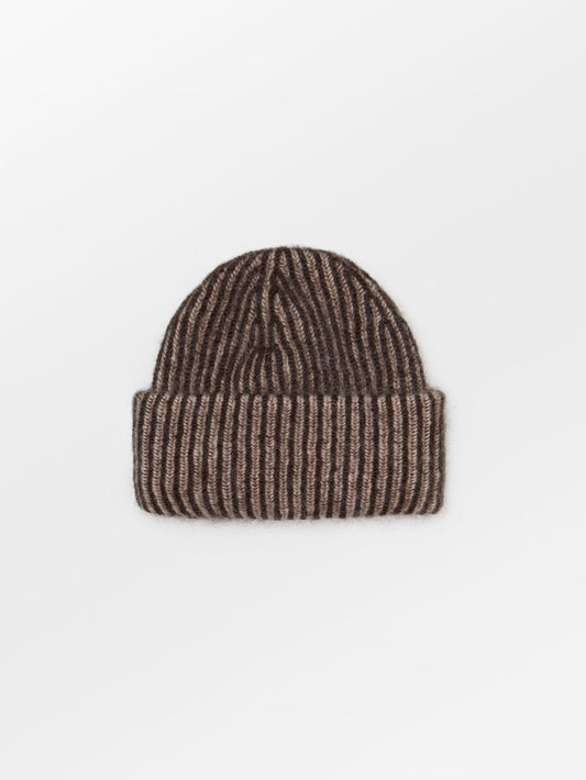 Striped Oma Beanie OneSize   - Becksöndergaard