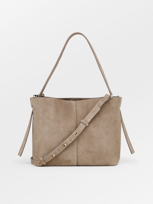 Becksöndergaard, Suede Fraya Small Bag - Moral Gray, bags, bags, bags, bags, noos, bags, bags, bags, black week, black week, noos