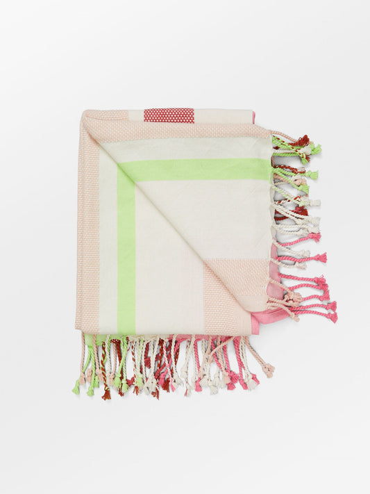 Stripy Cotta Towel OneSize   - Becksöndergaard
