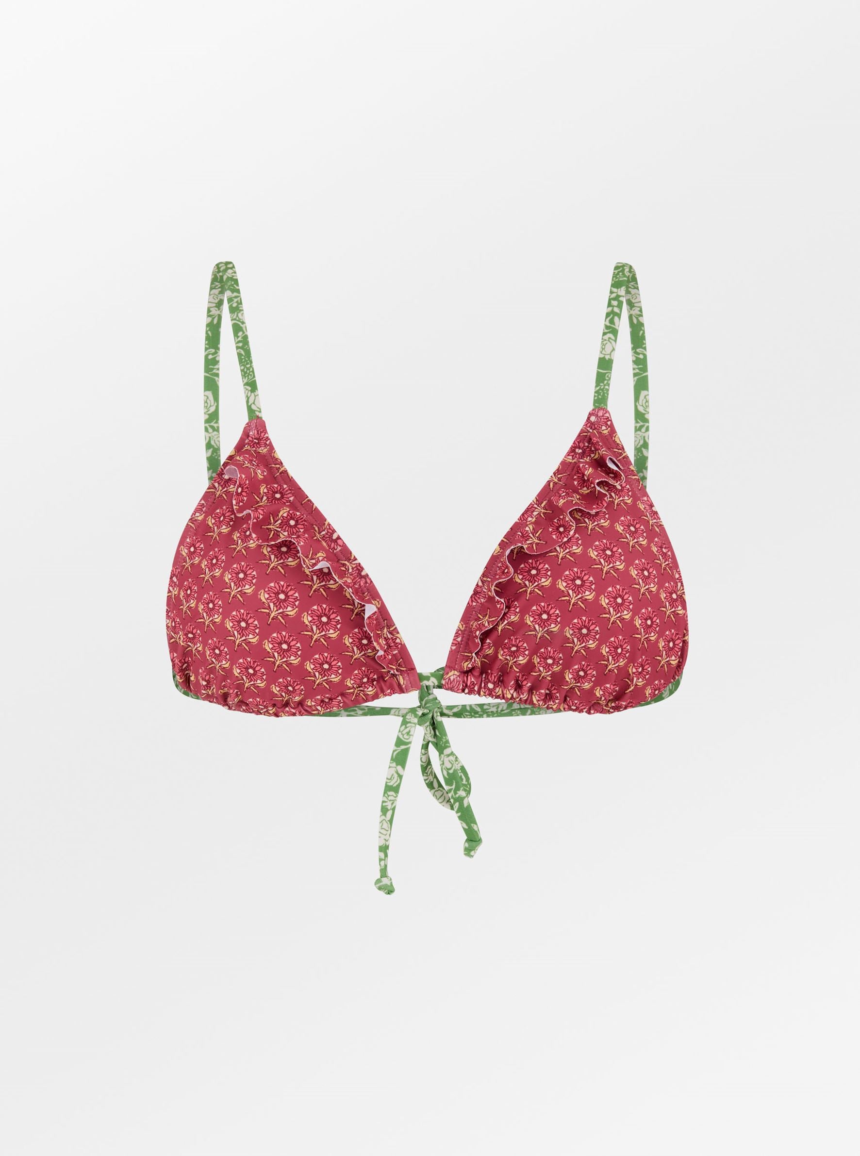 Bloflora Bella Frill Bikini Top Clothing - Becksöndergaard