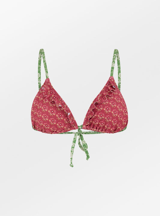 Bloflora Bella Frill Bikini Top Clothing - Becksöndergaard
