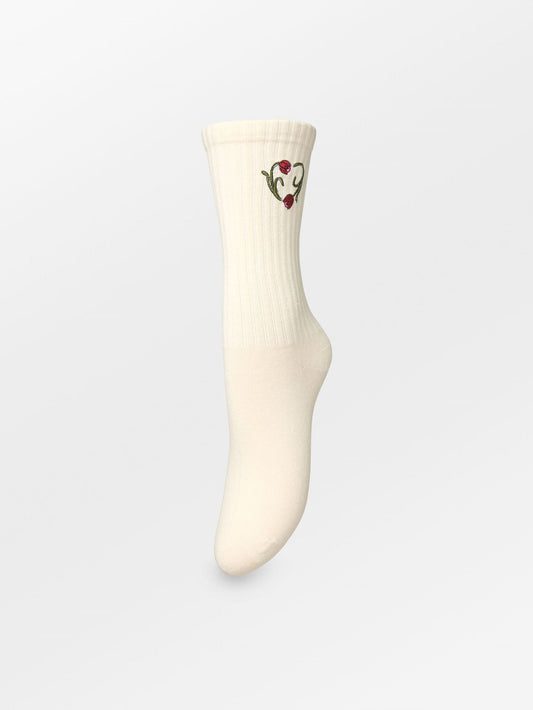 Becksöndergaard, Tulipa Cotta Sock - Birch White, socks, sale, sale, socks