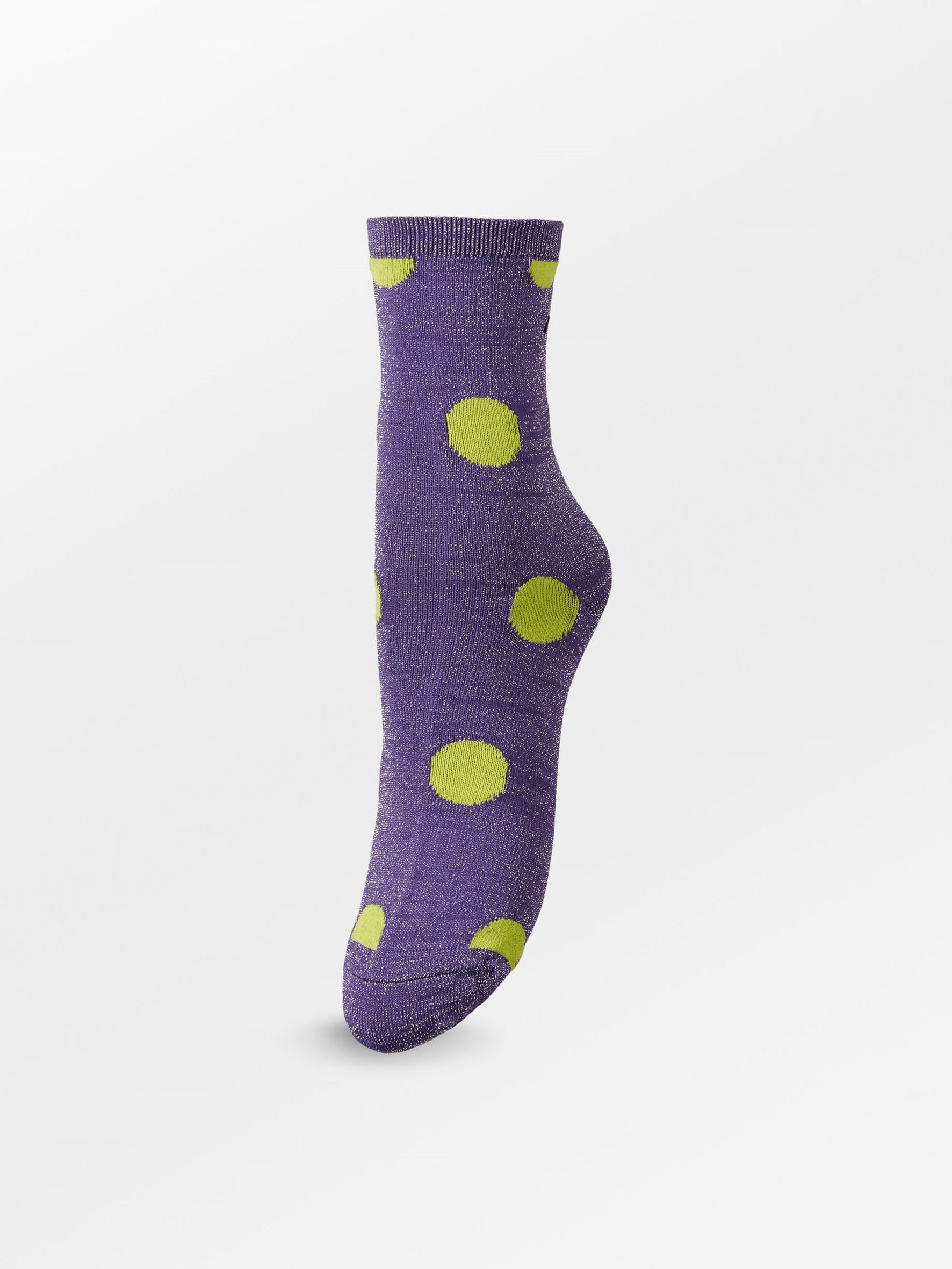 Becksöndergaard, Dotsy Jumbo Sock - Gentian Violet , struct - slet produkter