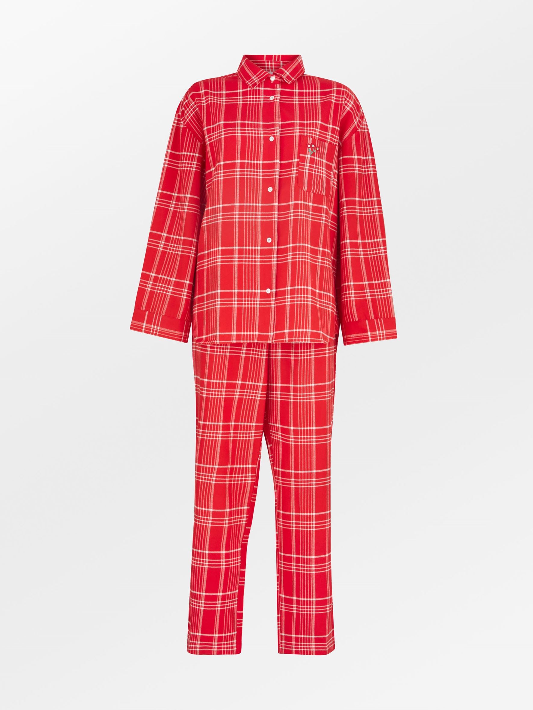 Flannel Grid Pyjamas Shirt Clothing - Becksöndergaard