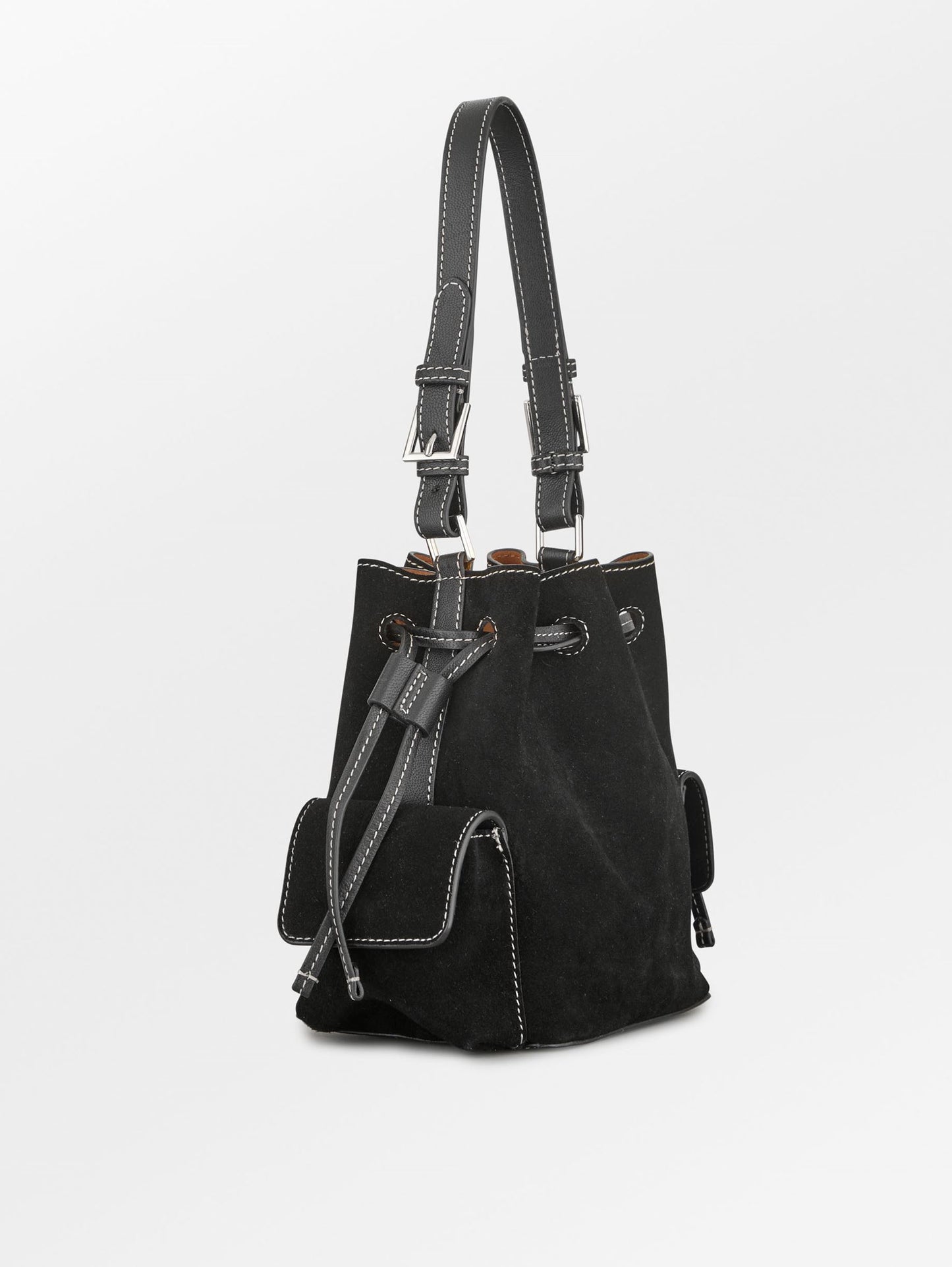 Suede Bucket Small Bag OneSize - Becksöndergaard