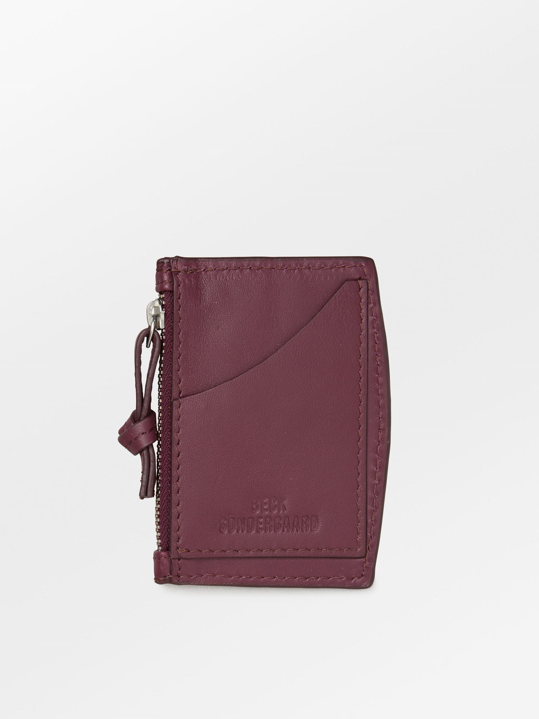 Nappa Zip Card Holder OneSize - Becksöndergaard