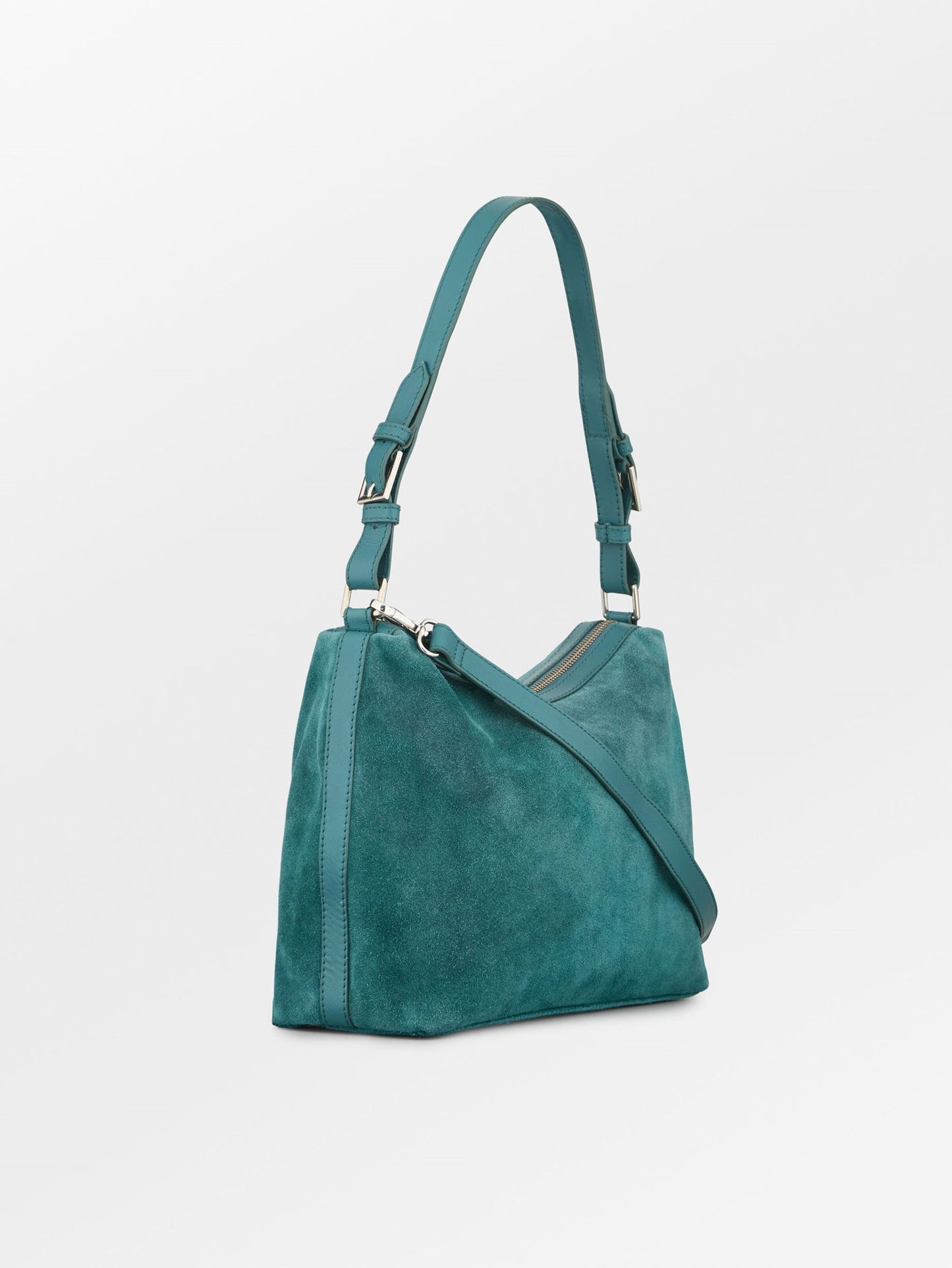 Becksöndergaard, Suede Ginni M Bag - Mediteal Green, bags, bags, bags, bags, bags