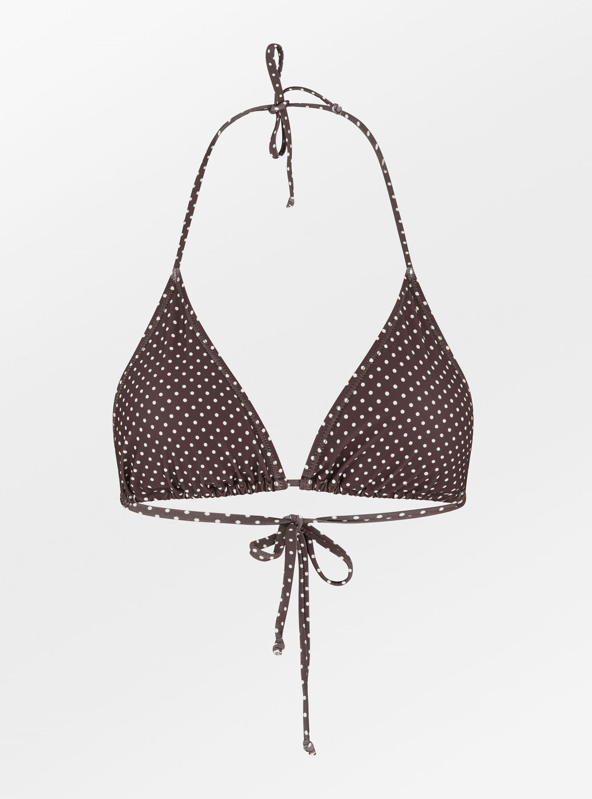 Polka Dot Bel Bikini Top Clothing - Becksöndergaard