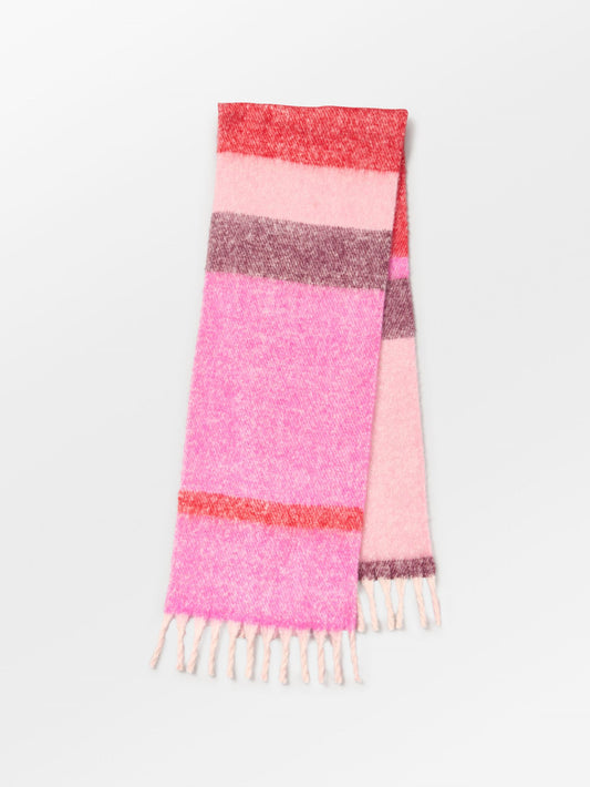 Becksöndergaard, Stripe Bartletta Scarf - Rose Violet Pink, scarves, scarves, winter accessories, winter accessories
