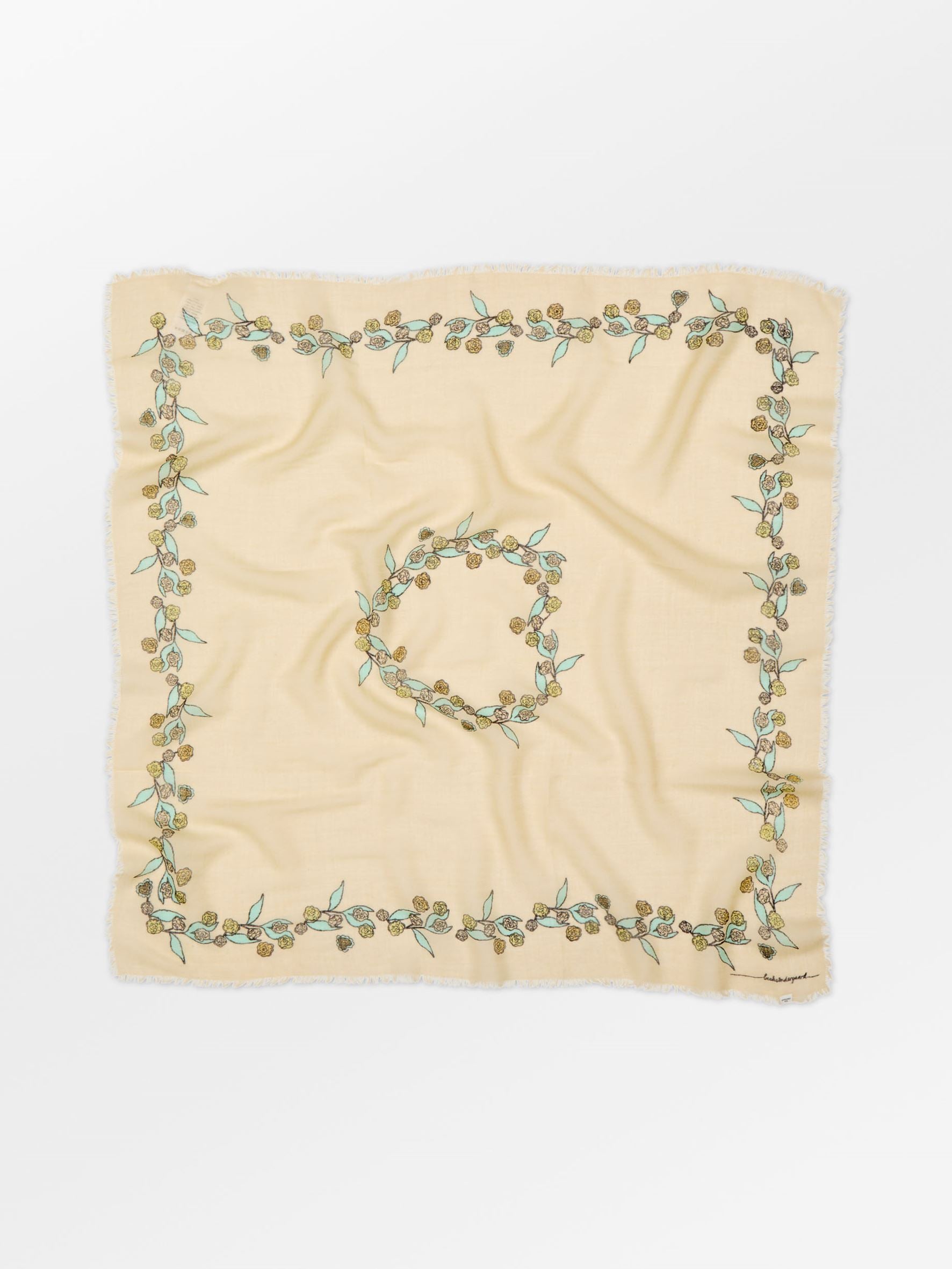 Becksöndergaard, Carna Woo Scarf - Birch White, scarves, archive, scarves, archive, scarves, scarves, scarves, black week, black week