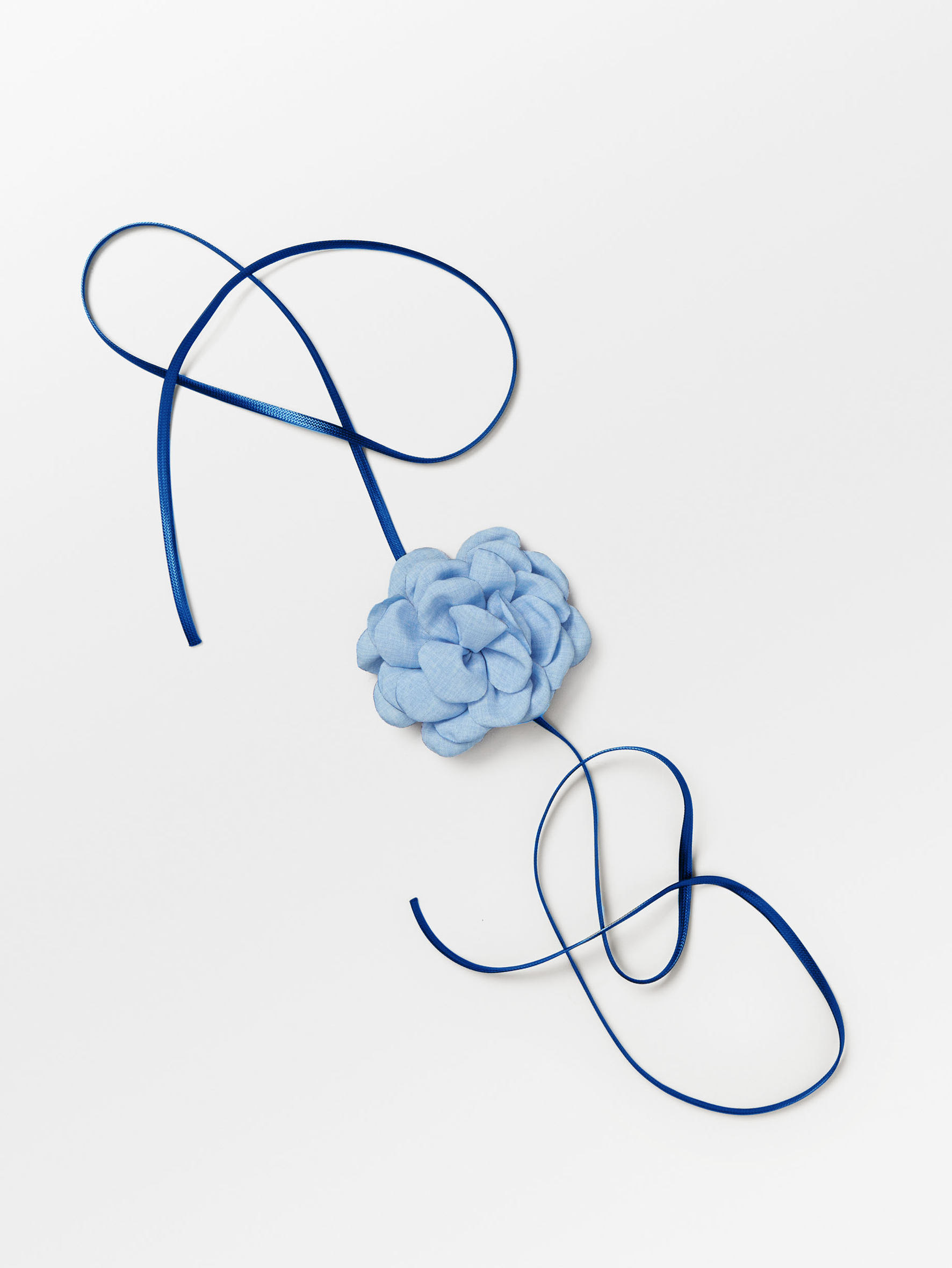 Althea Flower Choker - Blue OneSize - Becksöndergaard