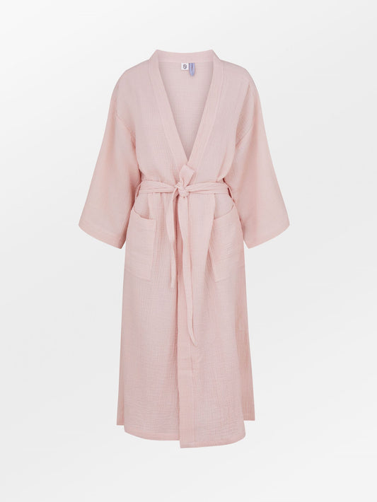 Becksöndergaard, Solid Gauze Luelle Kimono - Peach Whip Pink, archive, homewear, sale, homewear, sale, archive, sale