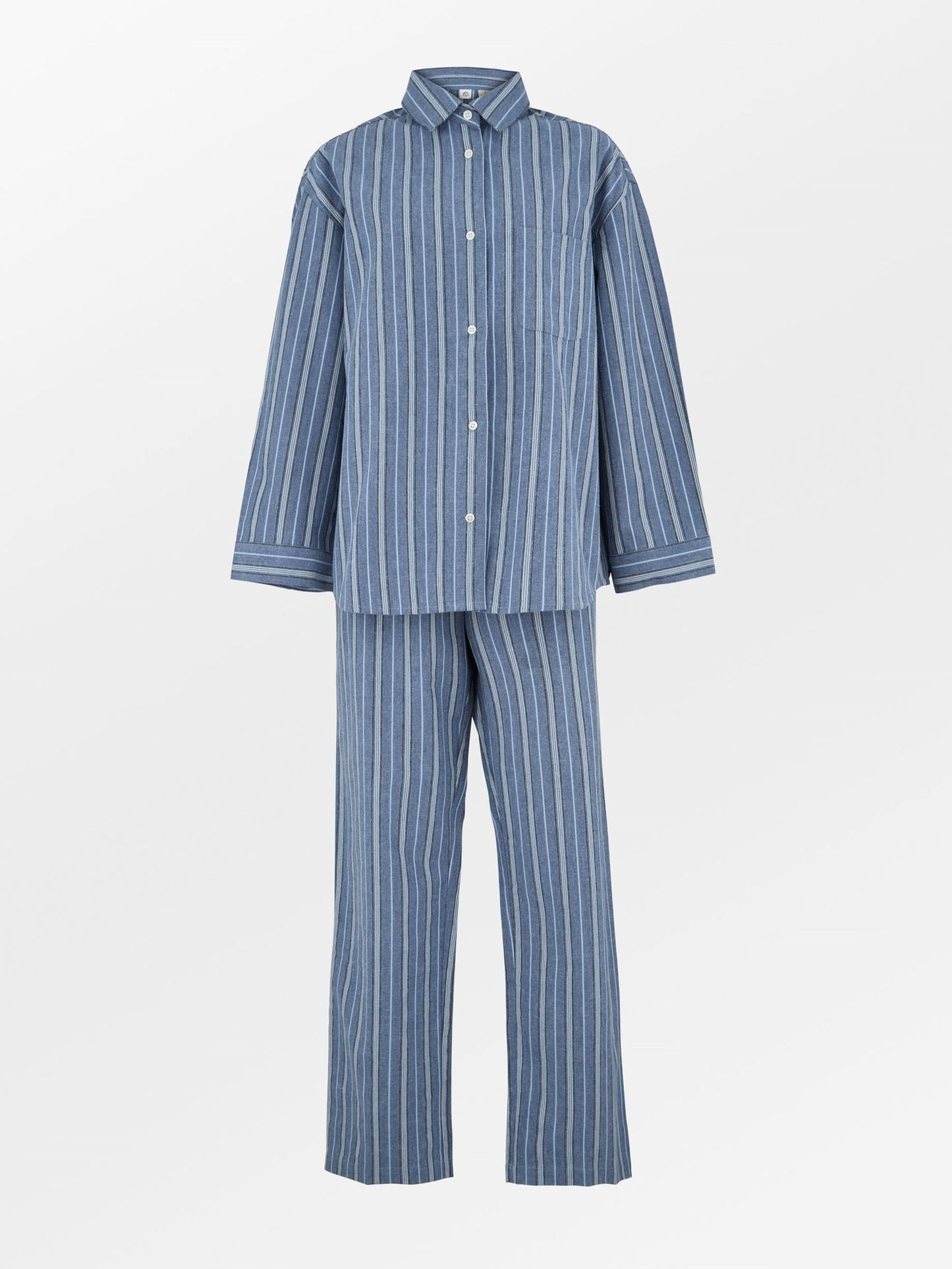Striped Flannel Pyjamas Set Clothing - Becksöndergaard