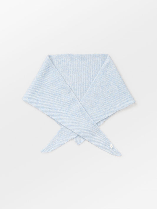 Becksöndergaard, Alpaca-Wool Triangle Scarf - Skyway Blue, winter accessories, winter accessories