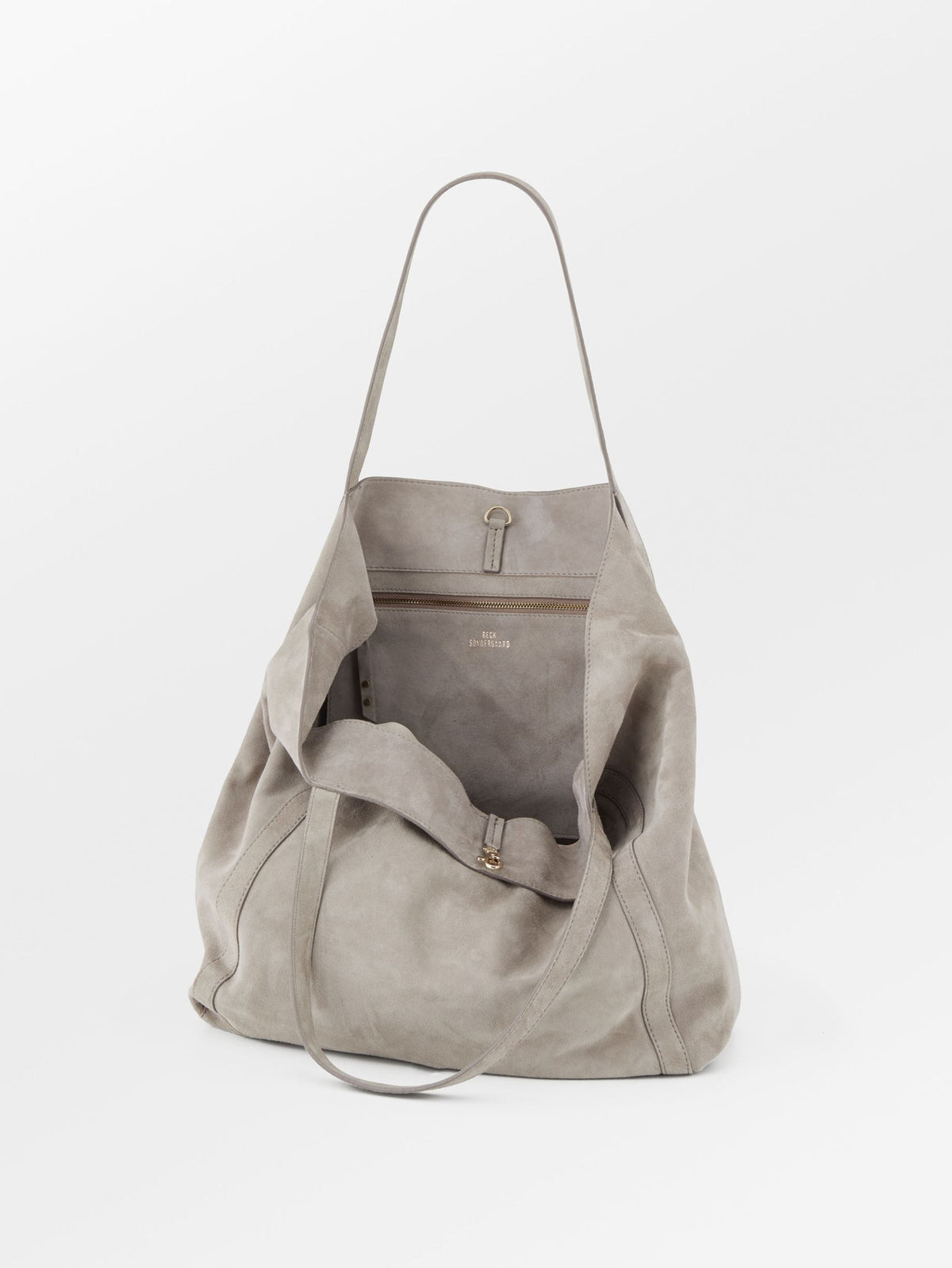 Becksöndergaard, Suede Eden Bag - Porpoise Gray, bags, bags, bags, bags, bags