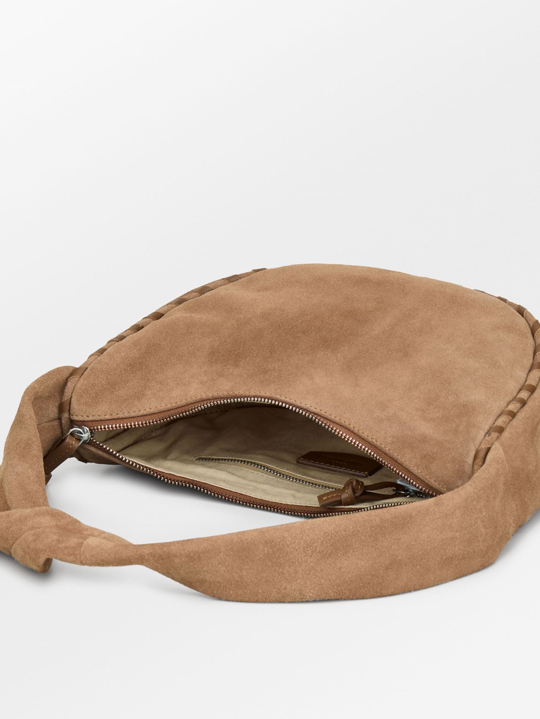 Suede Veg Talia Bag - Hazel Brown OneSize - Becksöndergaard