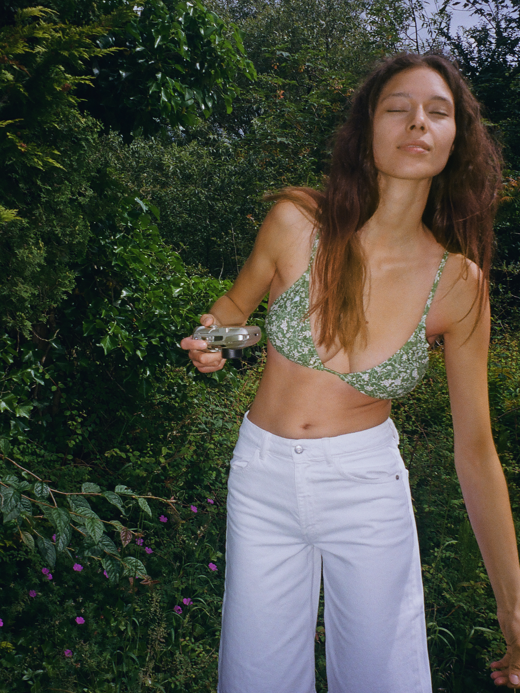 Becksöndergaard, Fleurie Bella Frill Bikini Top - Campsite Green, archive, archive, swimwear, swimwear, swimwear, swimwear, swimwear