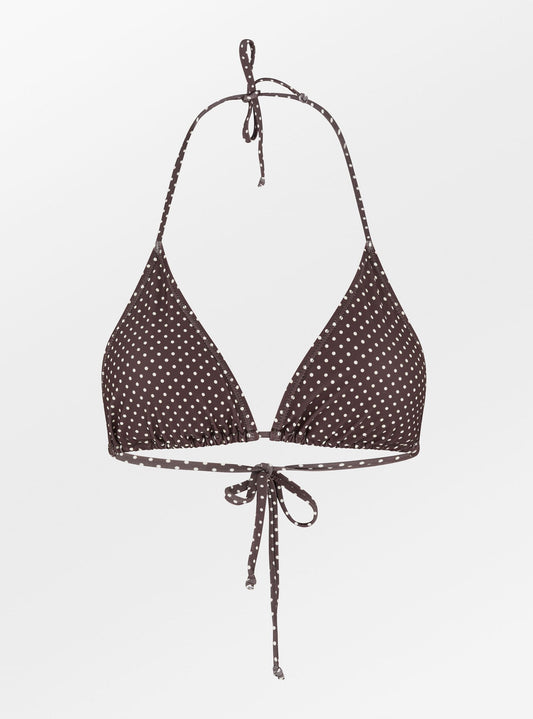 Polka Dot Bel Bikini Top Clothing - Becksöndergaard