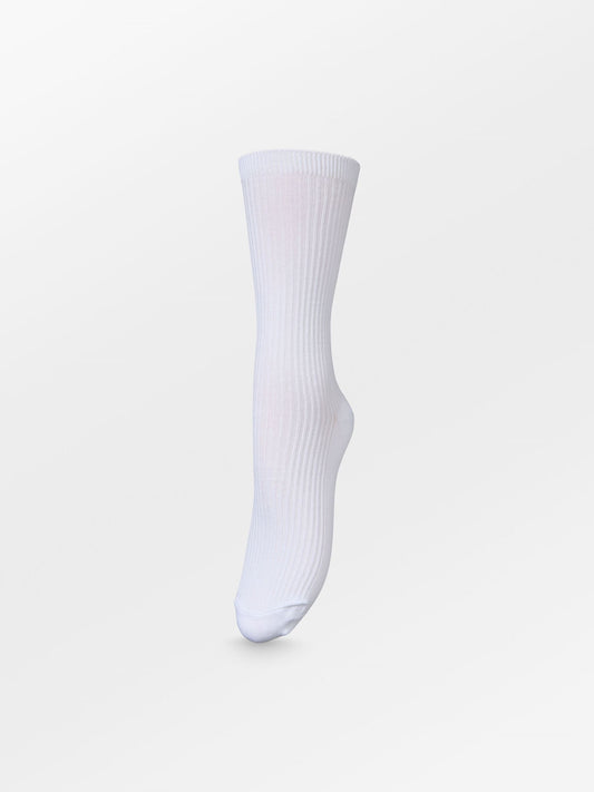 Telma Solid Sock - White Socks - Becksöndergaard