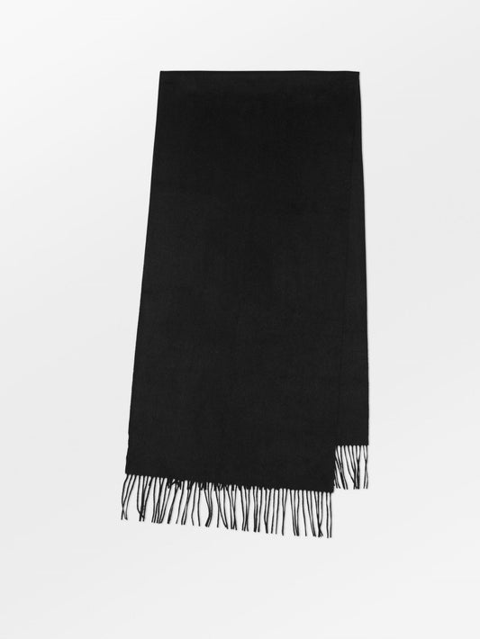 Crystal Edition Wool Scarf - Black OneSize - Becksöndergaard