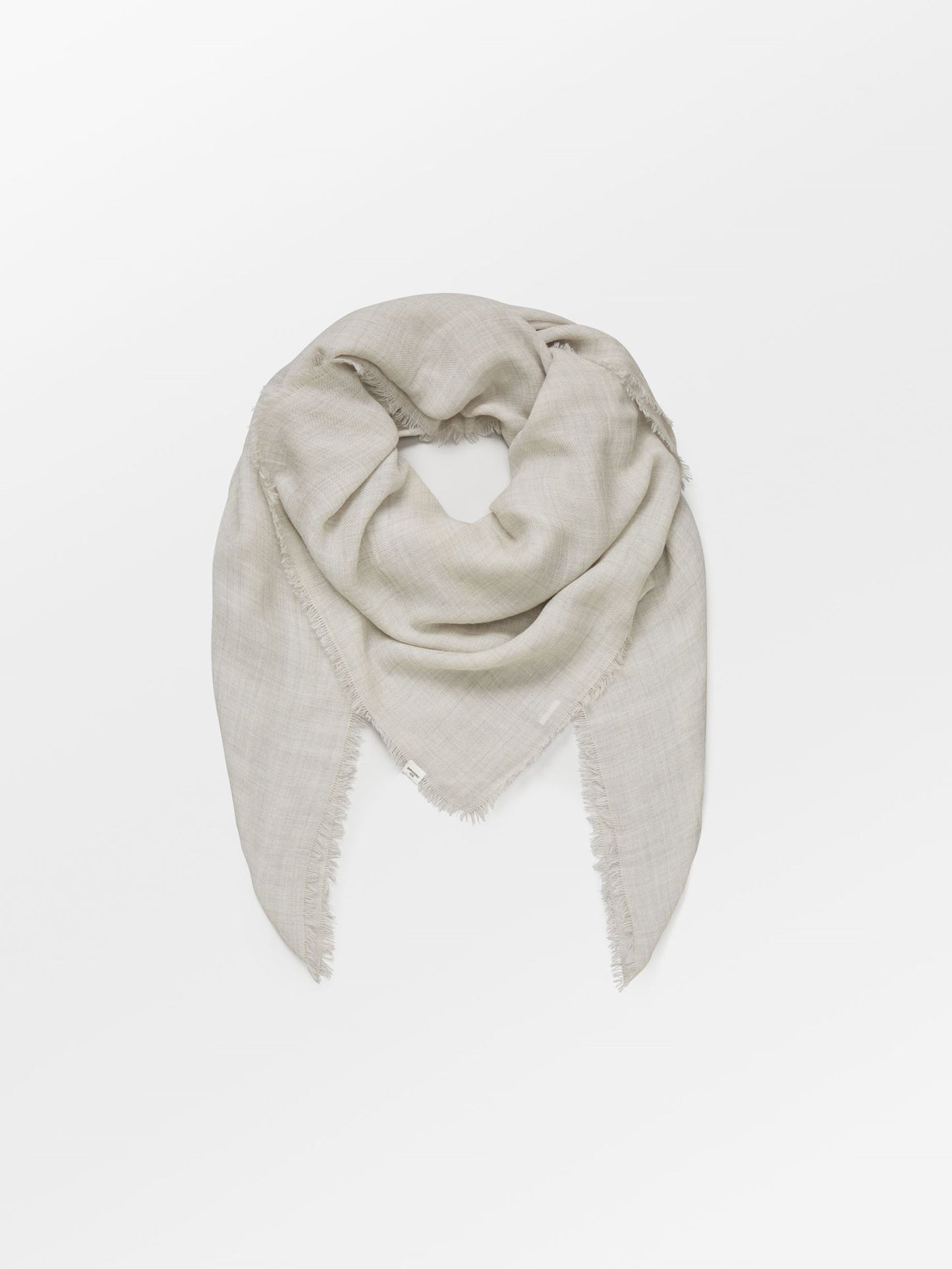 Mill Wool Scarf - Light Grey OneSize - Becksöndergaard