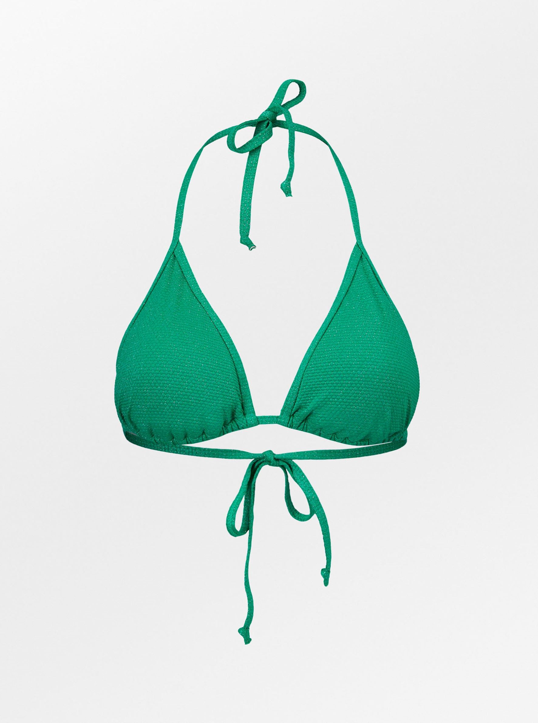 Shobi Bel Bikini Top - Green Clothing - Becksöndergaard