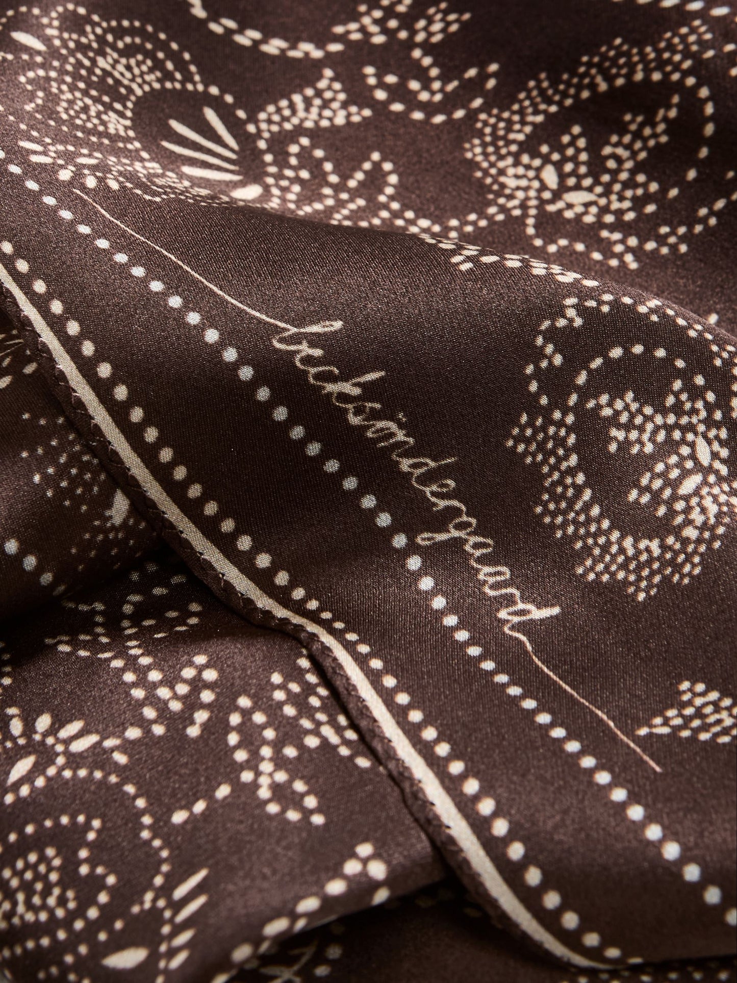 Dotted Flora Diamond Scarf OneSize - Becksöndergaard