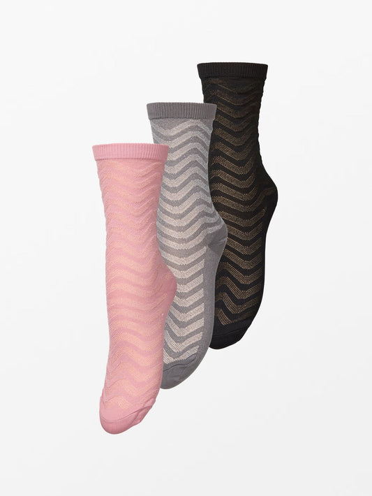 Mina Glitter Sock 3 Pack Socks - Becksöndergaard