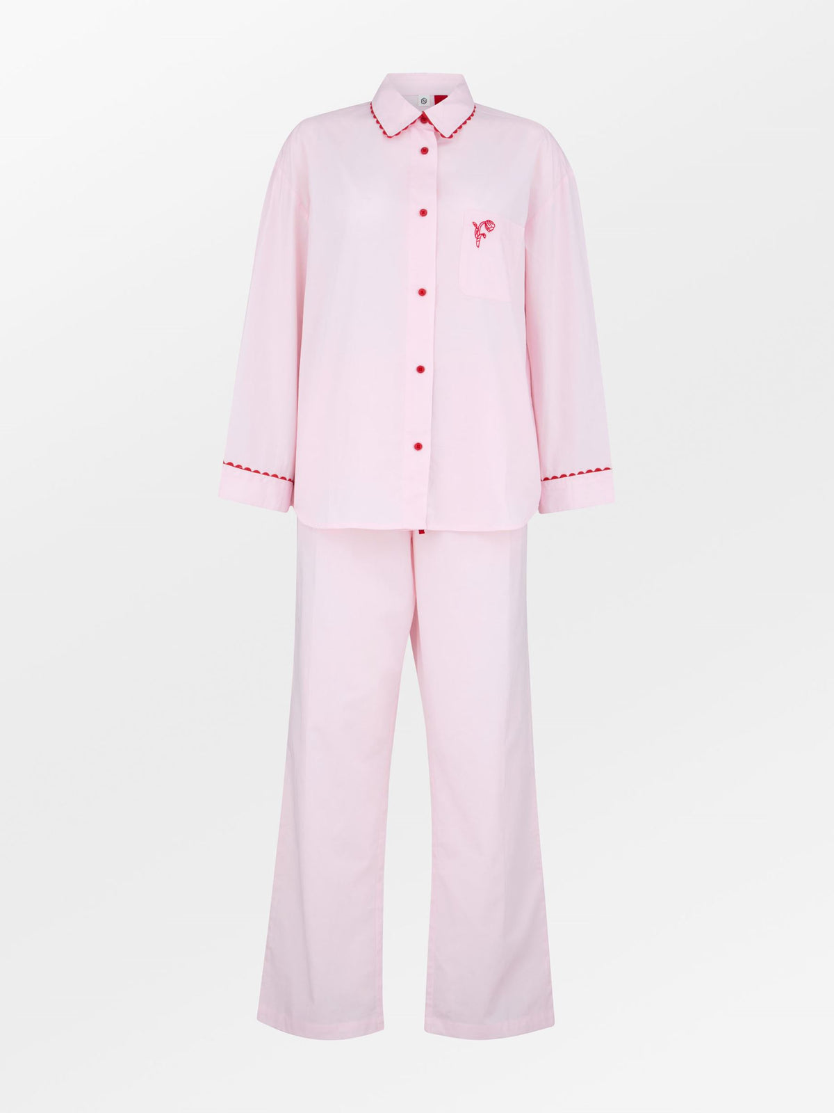 Scallop Pyjamas Shirt Clothing - Becksöndergaard