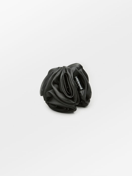 Becksöndergaard, Organza Flower Hair Claw - Black, accessories, accessories, sale, sale, sale, party, accessories, black week, black week, party