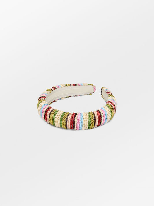 Stripes Midi Beaded Hairbrace OneSize - Becksöndergaard