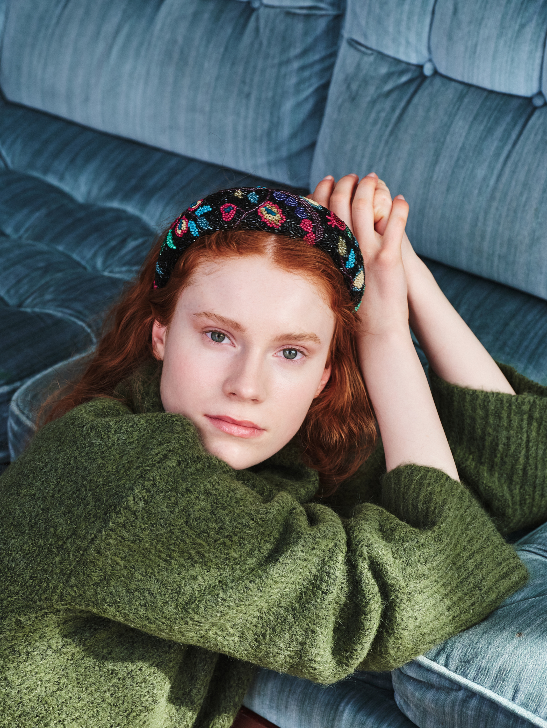 Fairygard Wide Beaded Hairbrace OneSize - Becksöndergaard