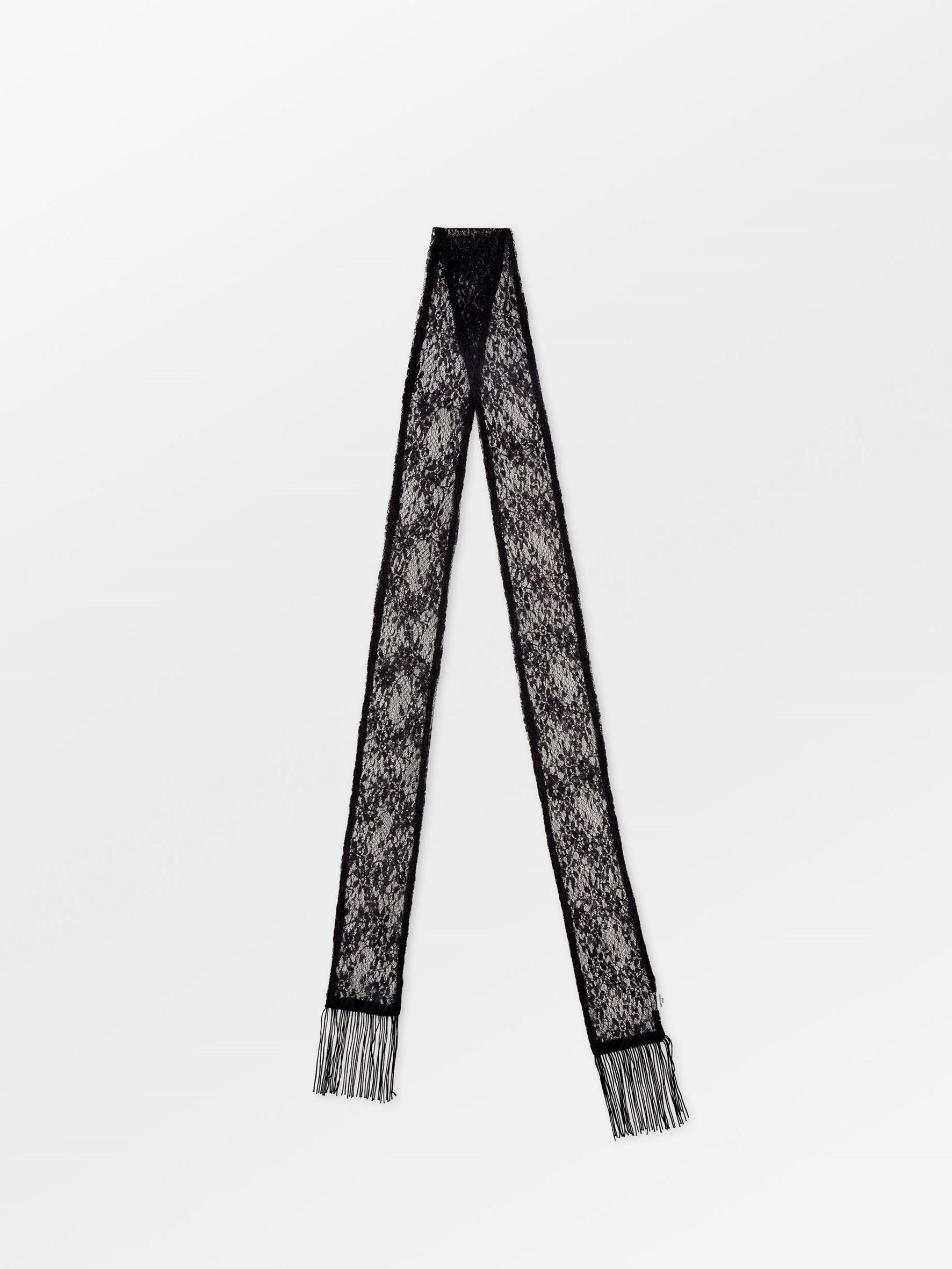 Becksöndergaard, Lacia Lace Scarf - Black, scarves, sale, sale, sale, sale, party, scarves, gifts, gifts, black week, black week, party
