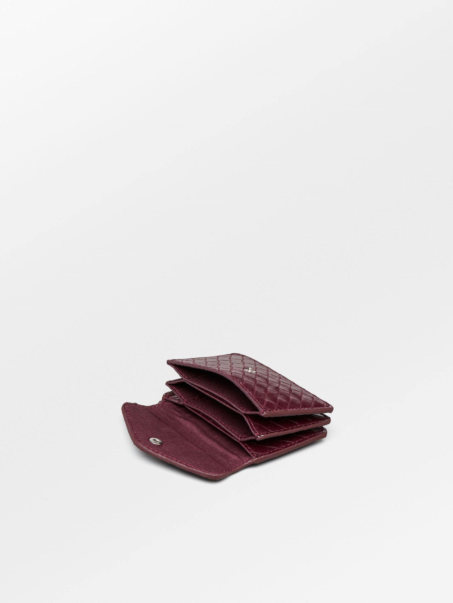 Rallo Card Wallet - Zinfandel Red OneSize - Becksöndergaard