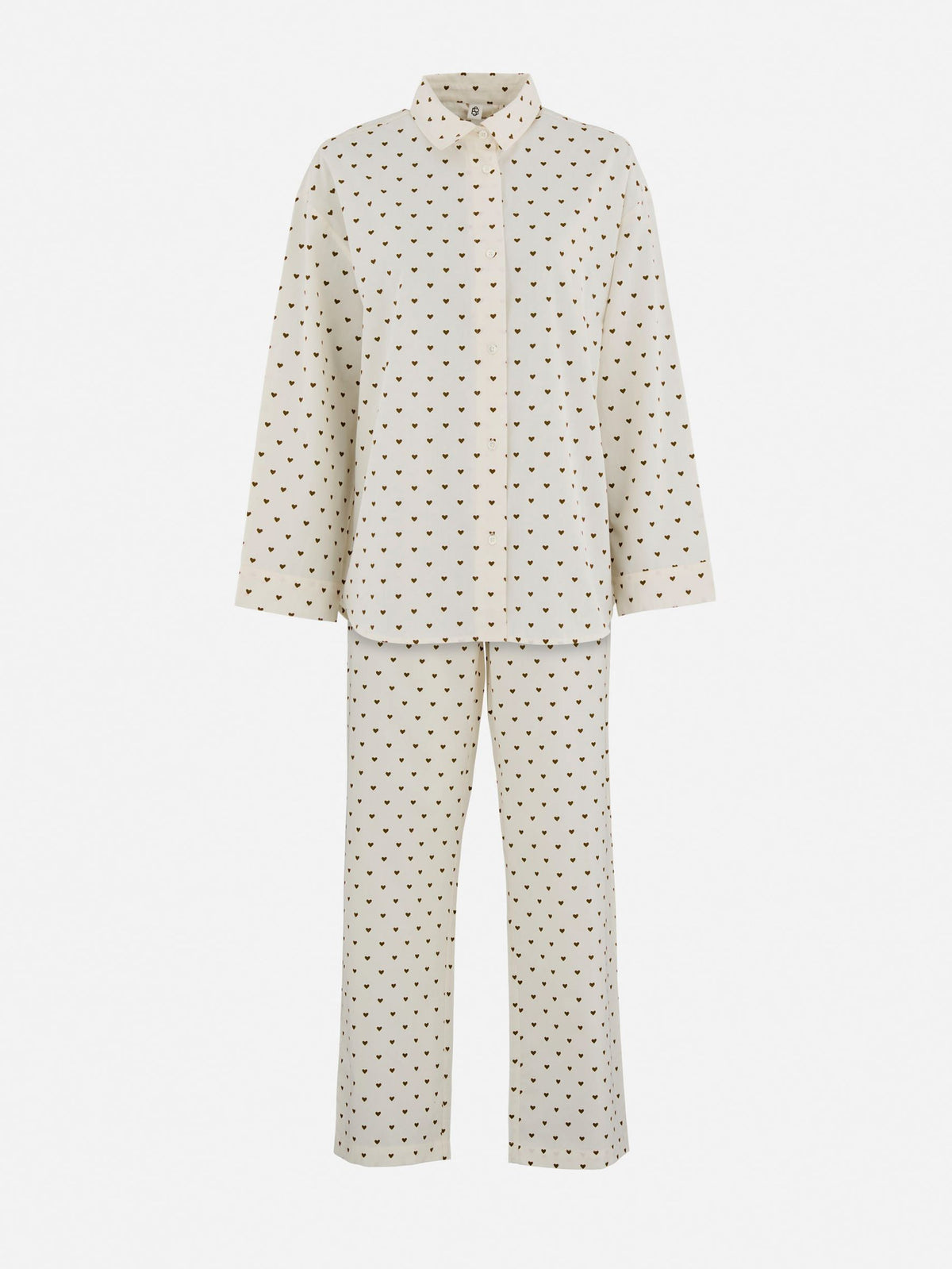 Hearts Pyjamas Set Clothing - Becksöndergaard