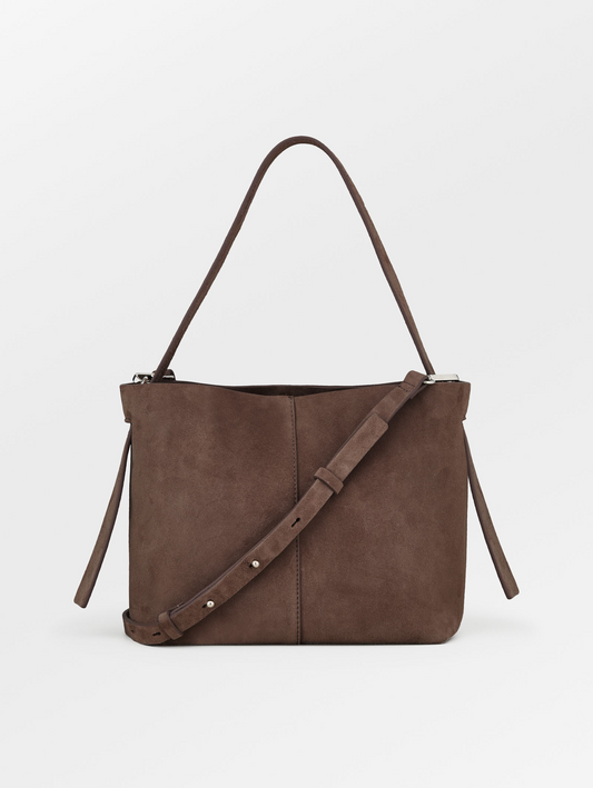 Becksöndergaard, Suede Fraya Small Bag - Hot Fudge Brown, bags, bags, bags, sale, sale, bags, bags, bags, bags, gifts, black week, black week