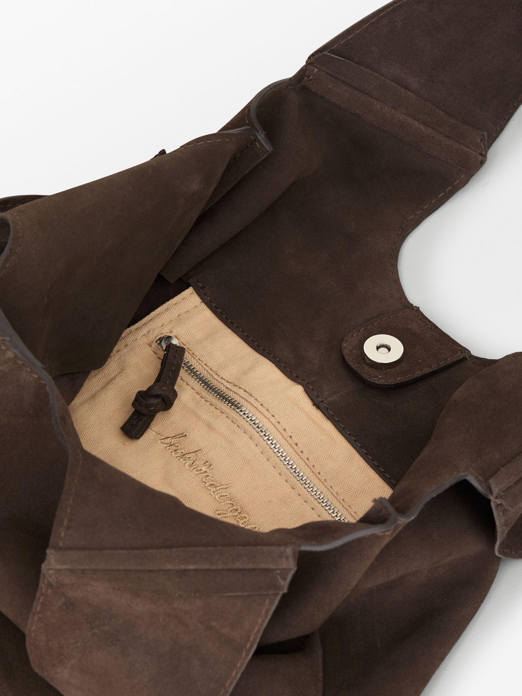 Suede Demi Bag Black OneSize - Becksöndergaard