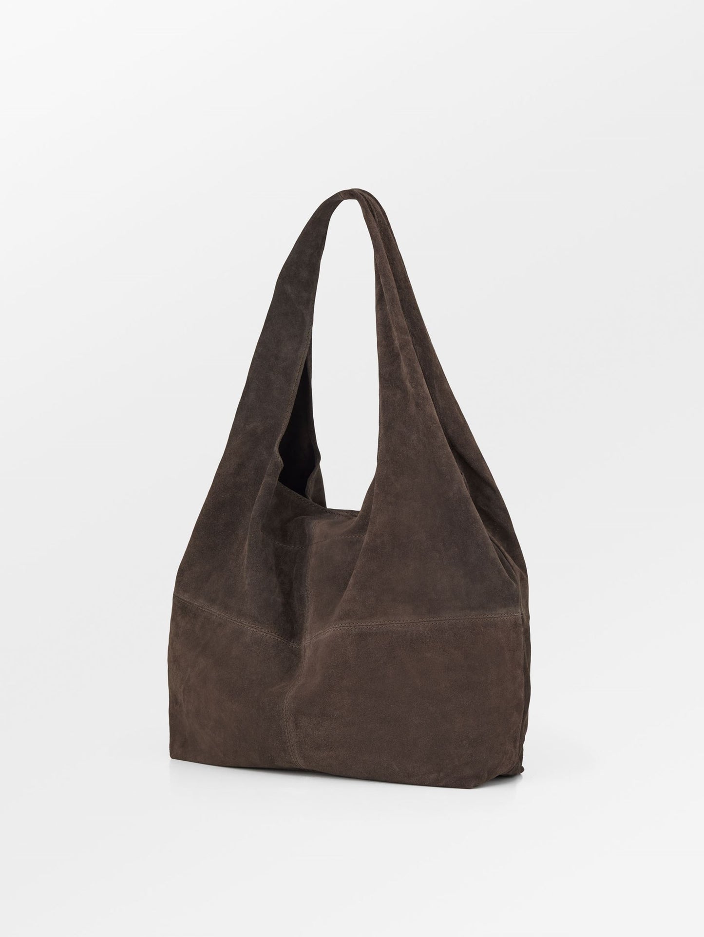 Suede Dalliea Shopper Bag - Dark Brown OneSize - Becksöndergaard