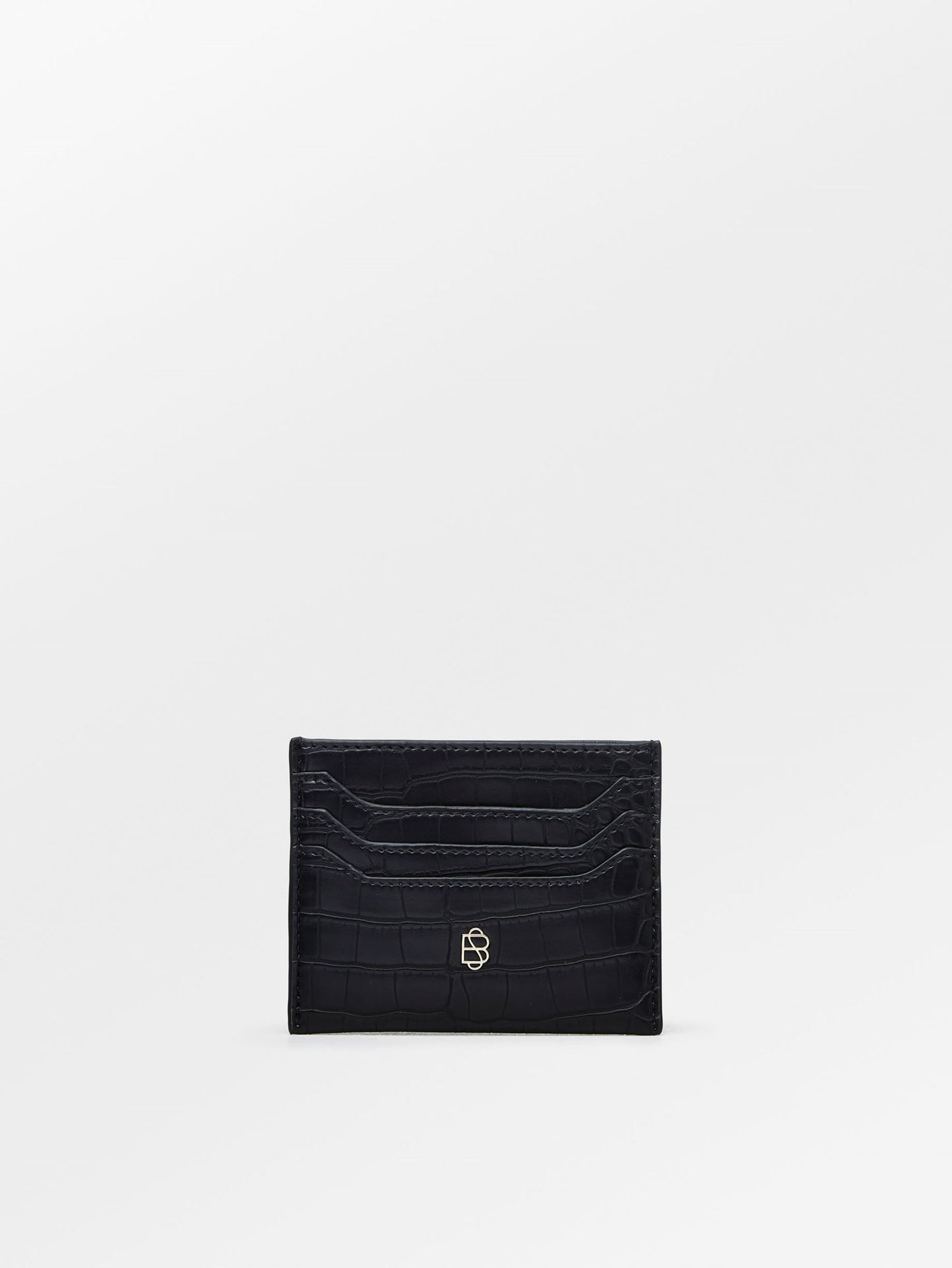 Solid Card Holder - Black OneSize - Becksöndergaard
