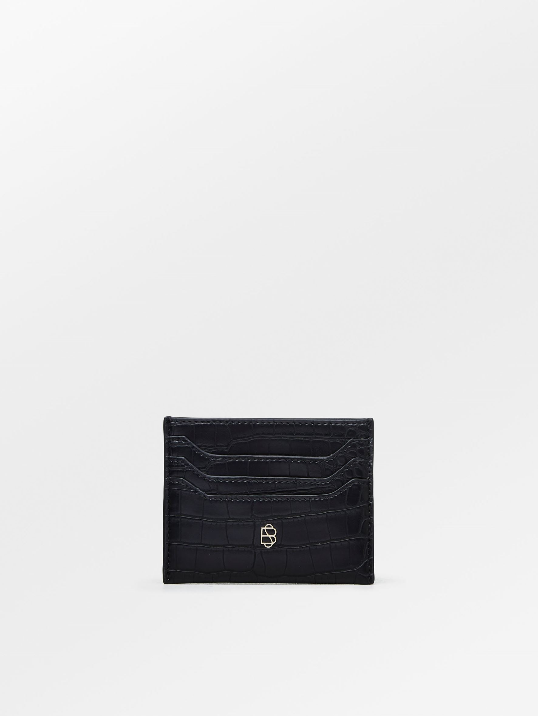 Solid Card Holder - Black OneSize - Becksöndergaard