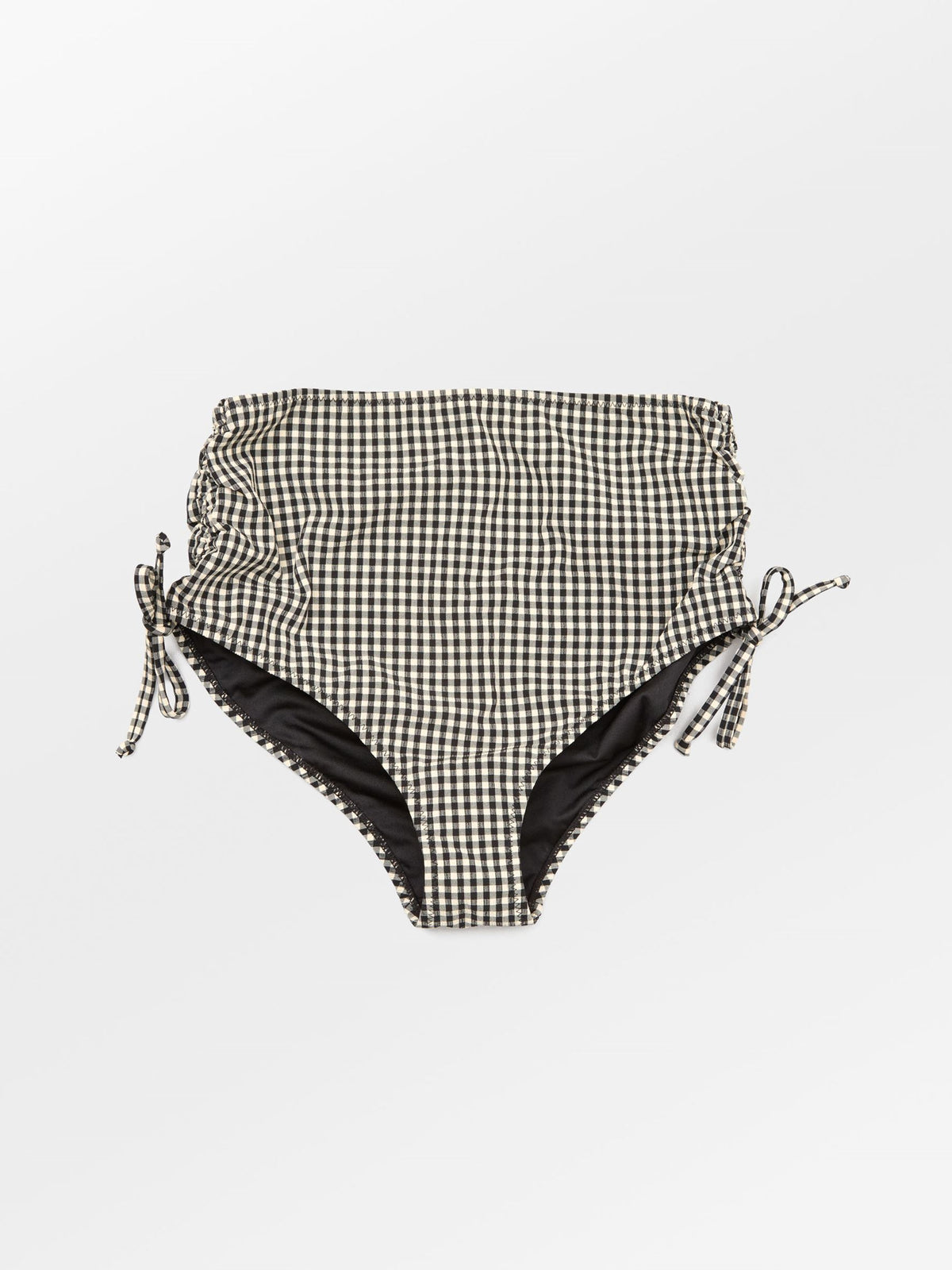 Gingham High Waist Briefs Clothing - Becksöndergaard