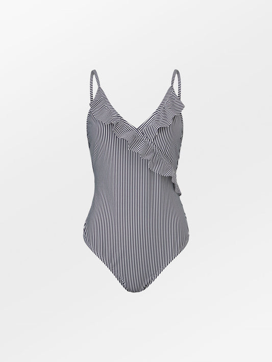 Striba Bly Frill Swimsuit Clothing   - Becksöndergaard