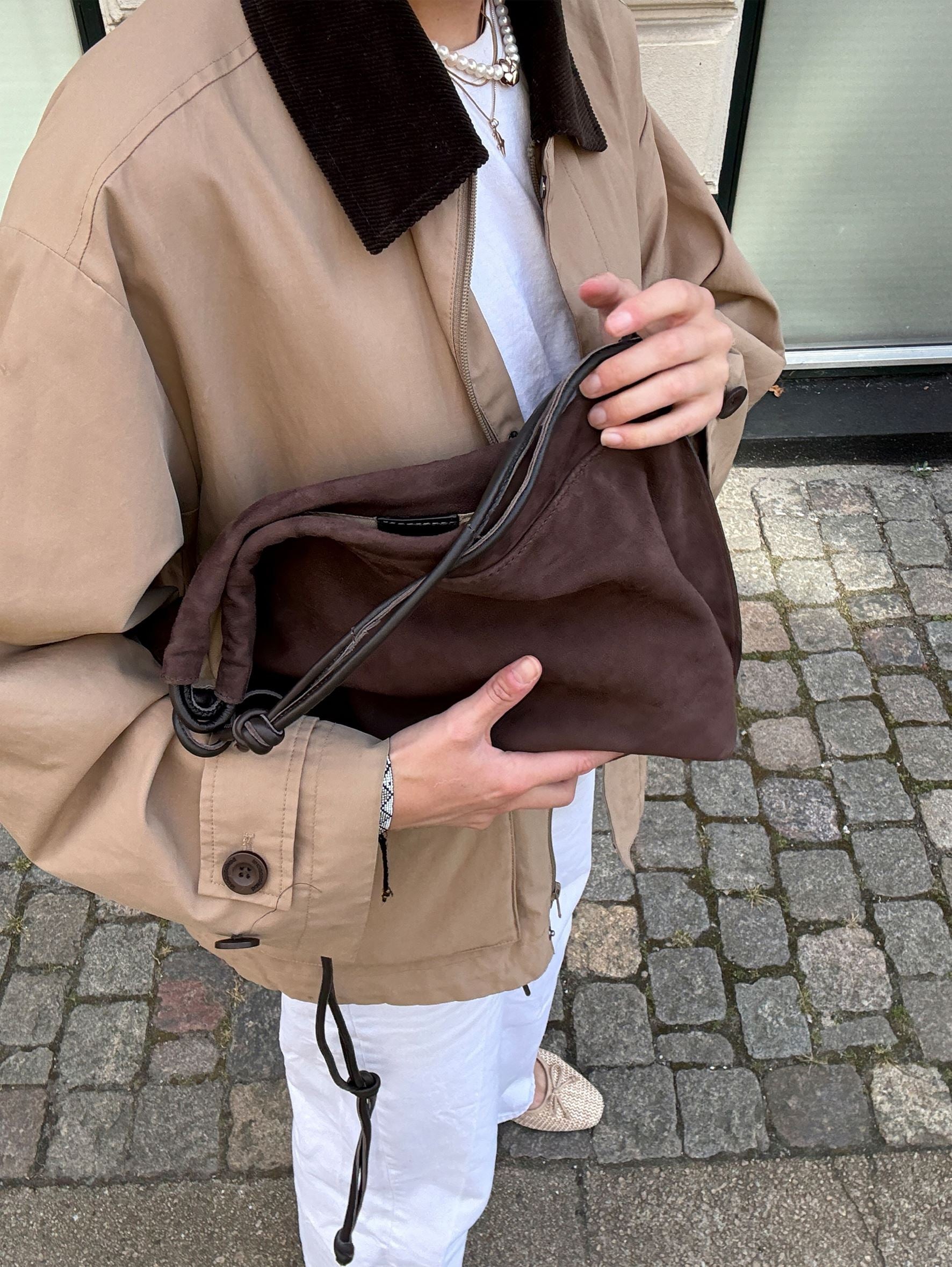 Suede Giana Bag OneSize - Becksöndergaard