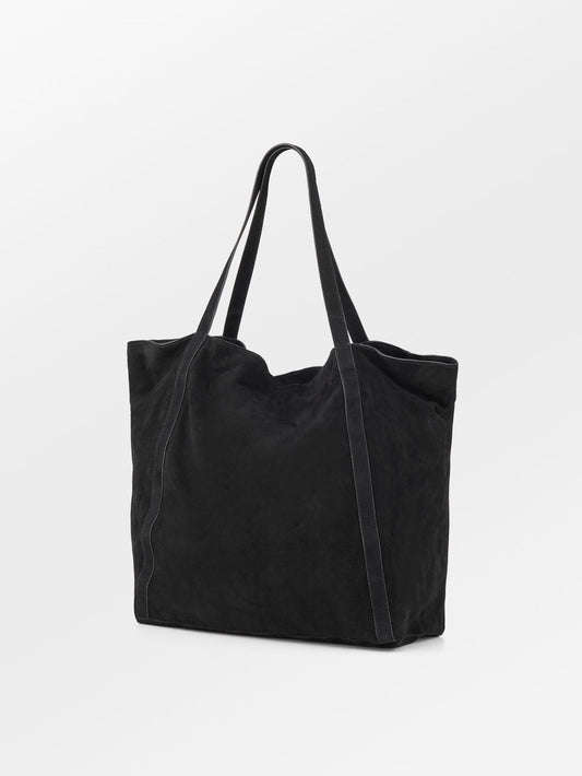 Suede Eden Shopper Bag - Black OneSize - Becksöndergaard