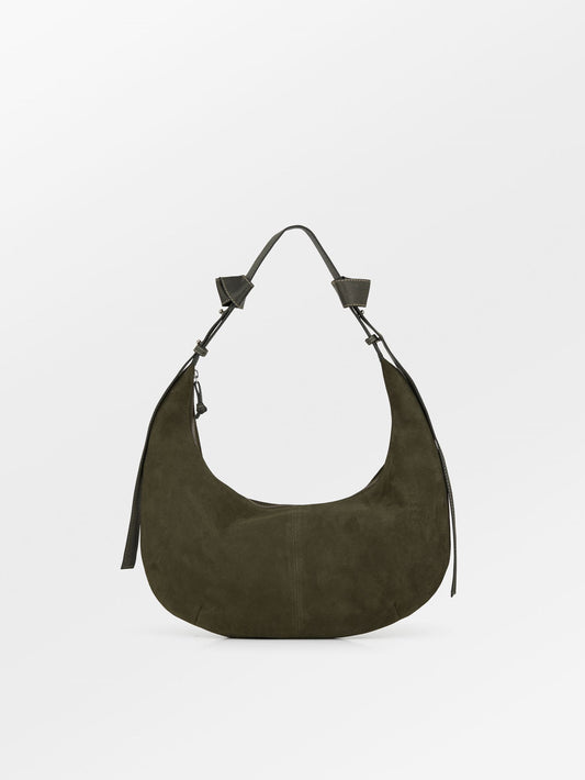 Suede Lona Crossbody Bag - Army OneSize   - Becksöndergaard