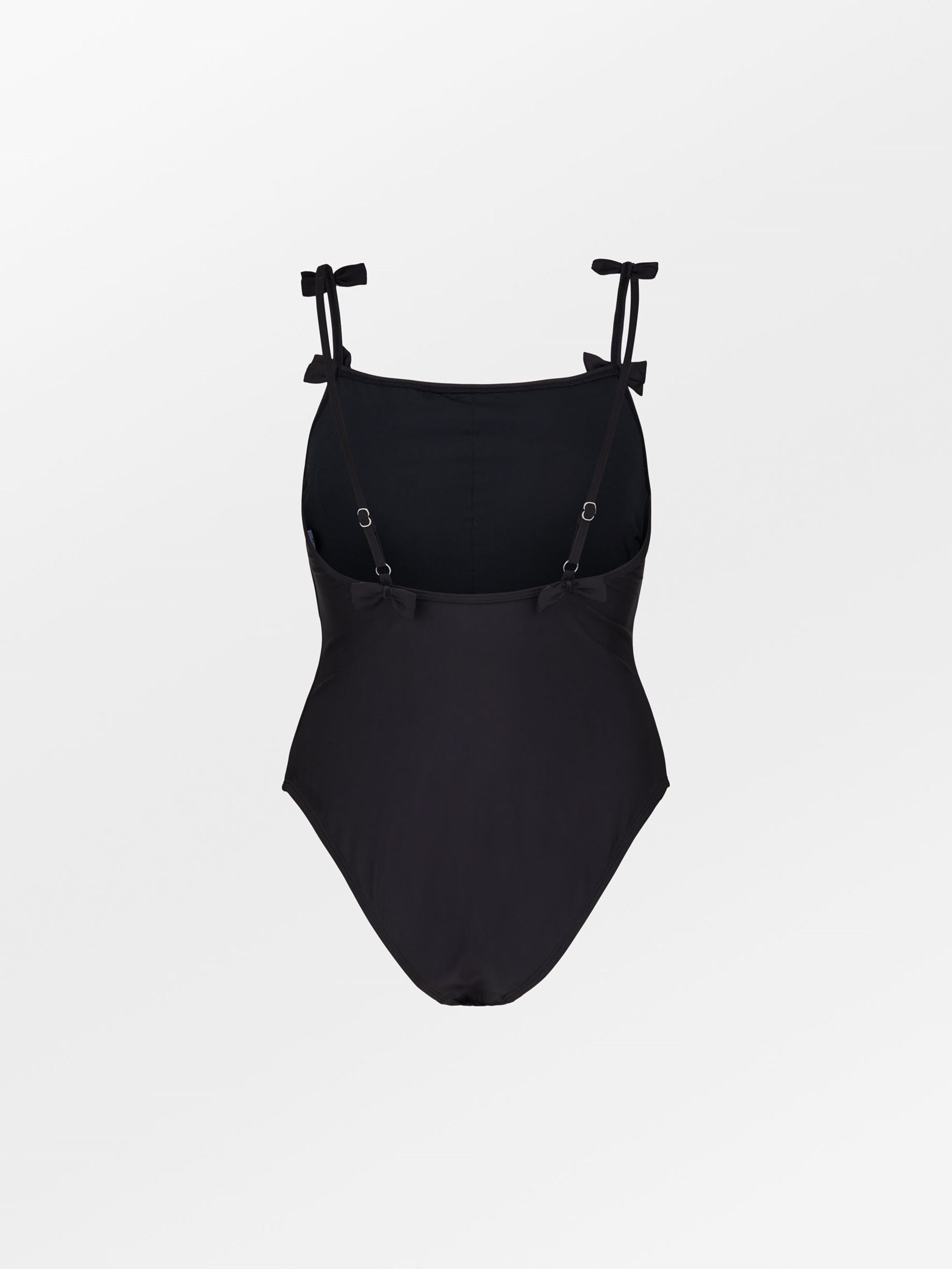 Solid Bow Euna Swimsuit - Black Clothing - Becksöndergaard