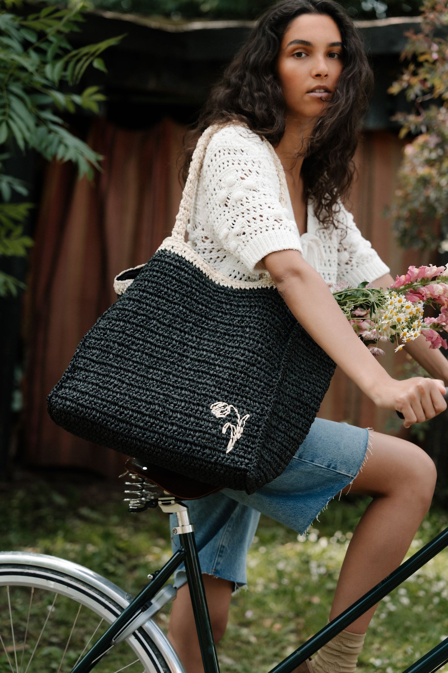 Paper Straw Tota Bag OneSize - Becksöndergaard